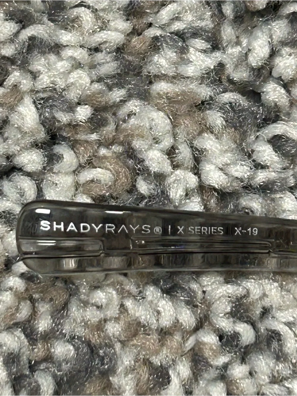 Shady Rays X Series Glacier Smoke Gray Rectangle X-19 Polarized Sunglasses 63-16